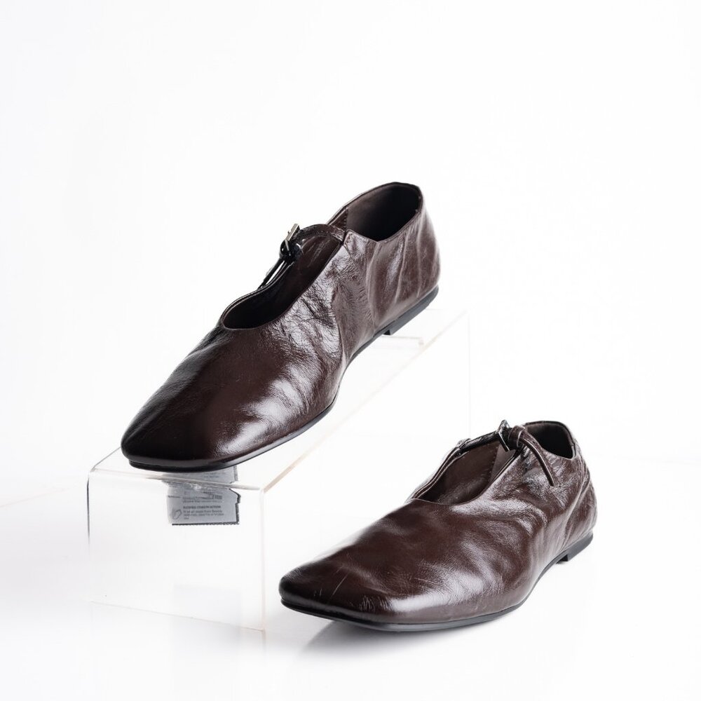 Massimo Dutti Brown Leather Loafers